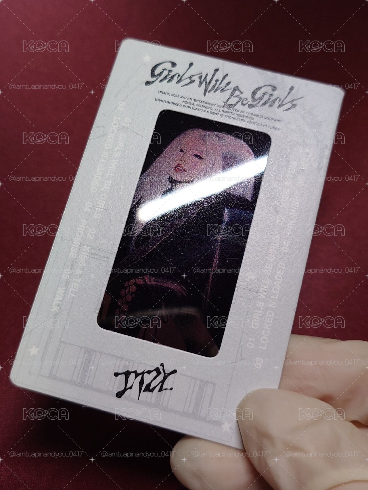 預購禮 ITZY GWBG yeji 志