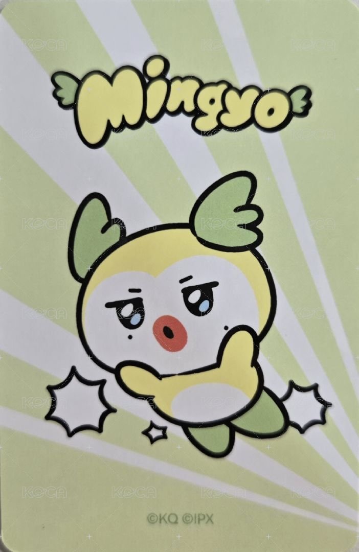 MIGHTEEZ 周邊卡 PLUSH KEYRING 背面