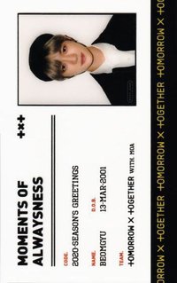 20年曆 周邊卡 ID卡 崔杋圭