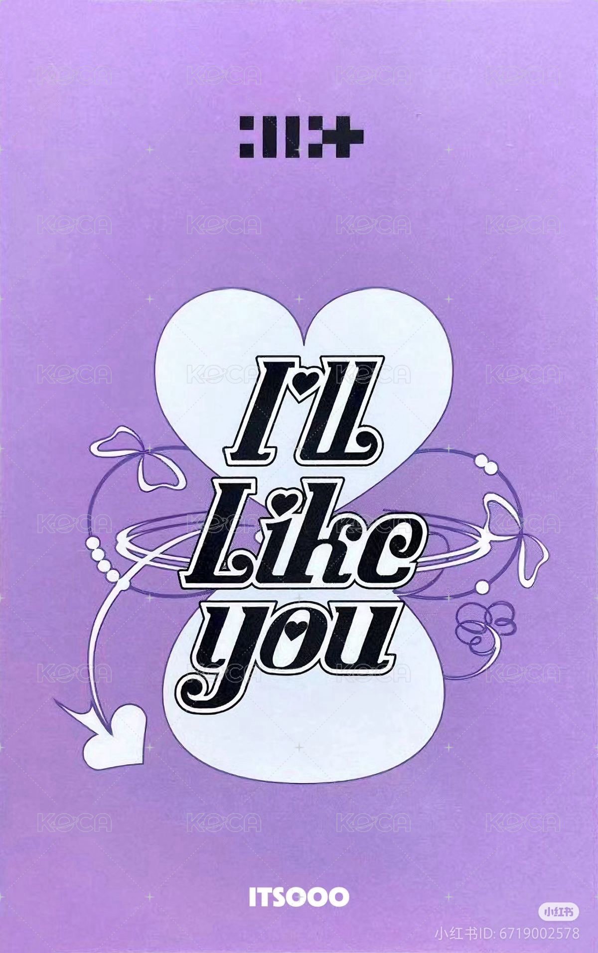 I'LL LIKE YOU wvs USA 特典卡  背面