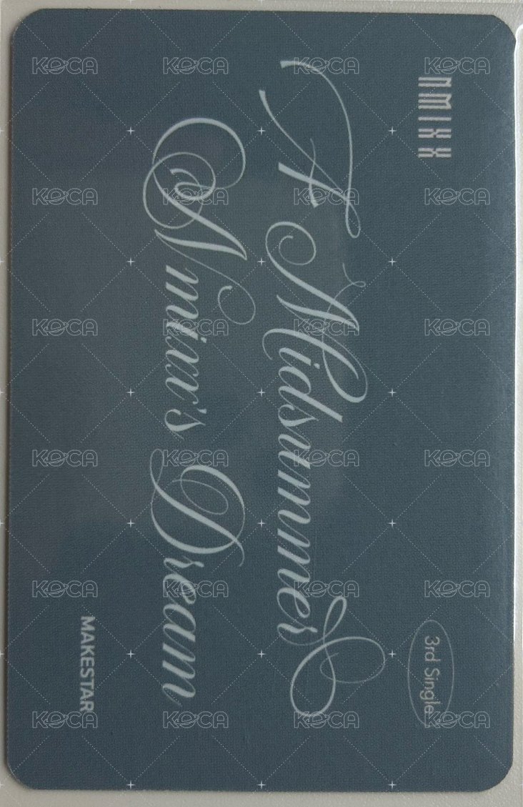 仲夏夜 ms 簽售卡 5.0 啦啦隊裴 背面