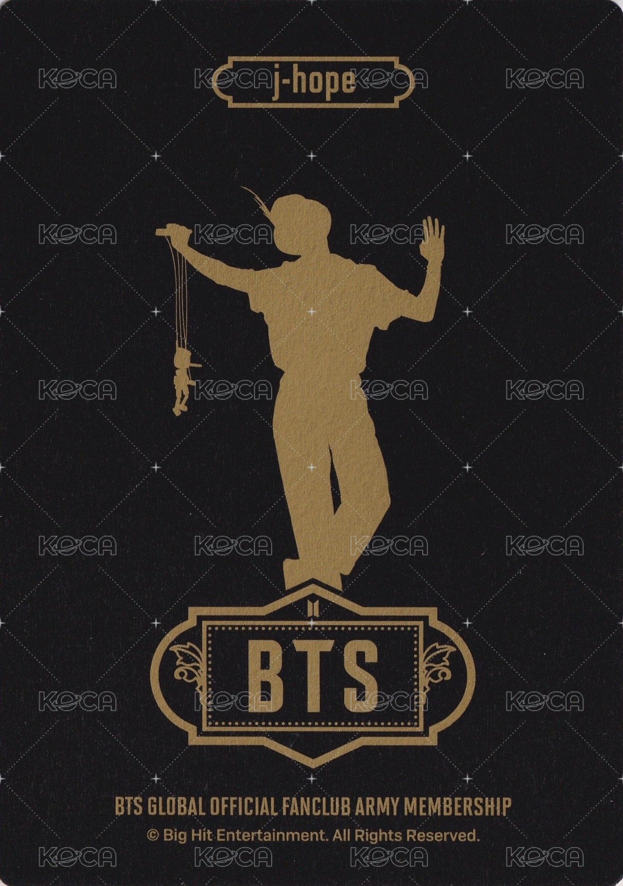 ARMY 會員禮卡 七期 背面