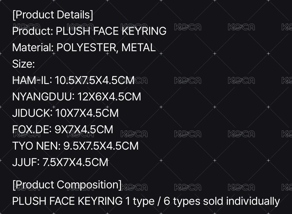 FACE KEYRING