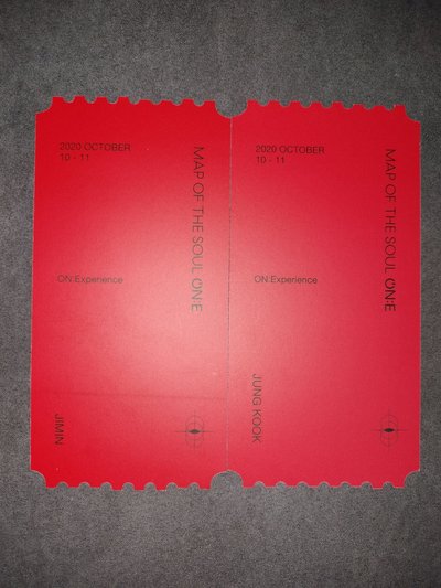 ONE 普版DVD 雷射票卡 智旻 柾國