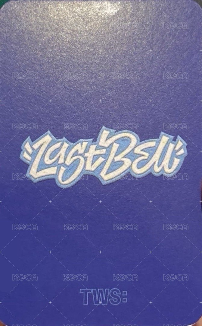 Last Bell jm 簽售卡  背面