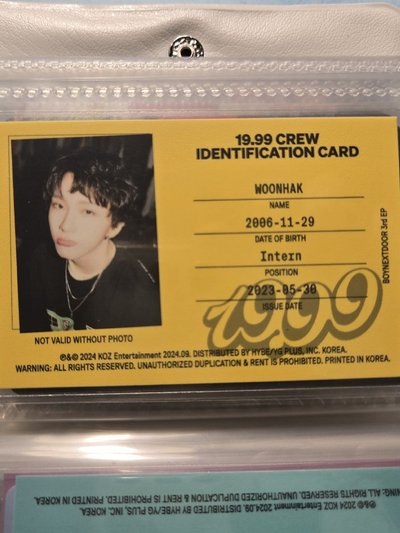 boynextdoor id卡一套