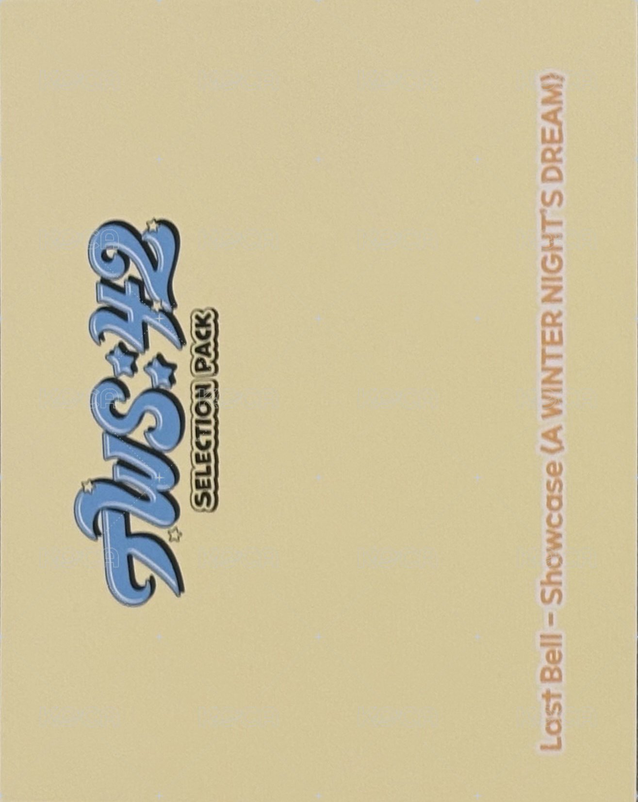 TWS:42 Selection Pack 周邊卡 團卡 背面