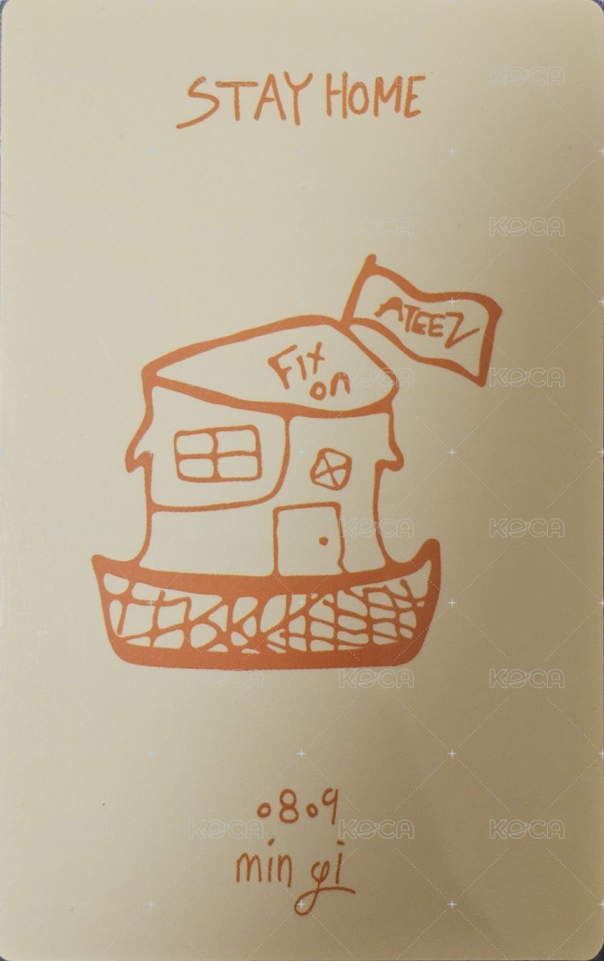 21年生日MD 周邊卡  背面