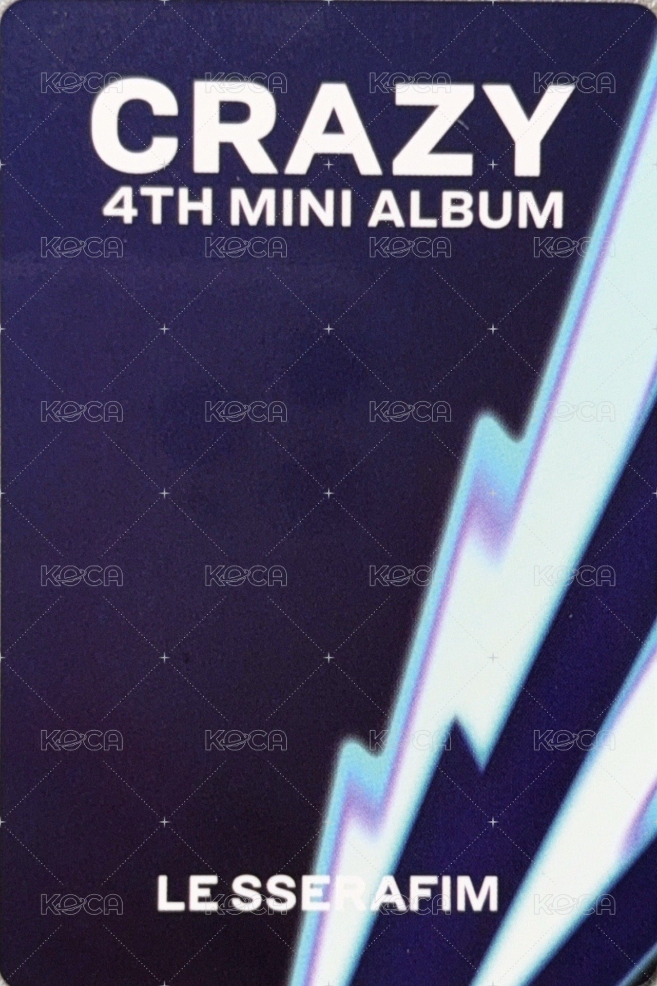 CRAZY yzy 3.0 簽售卡  背面