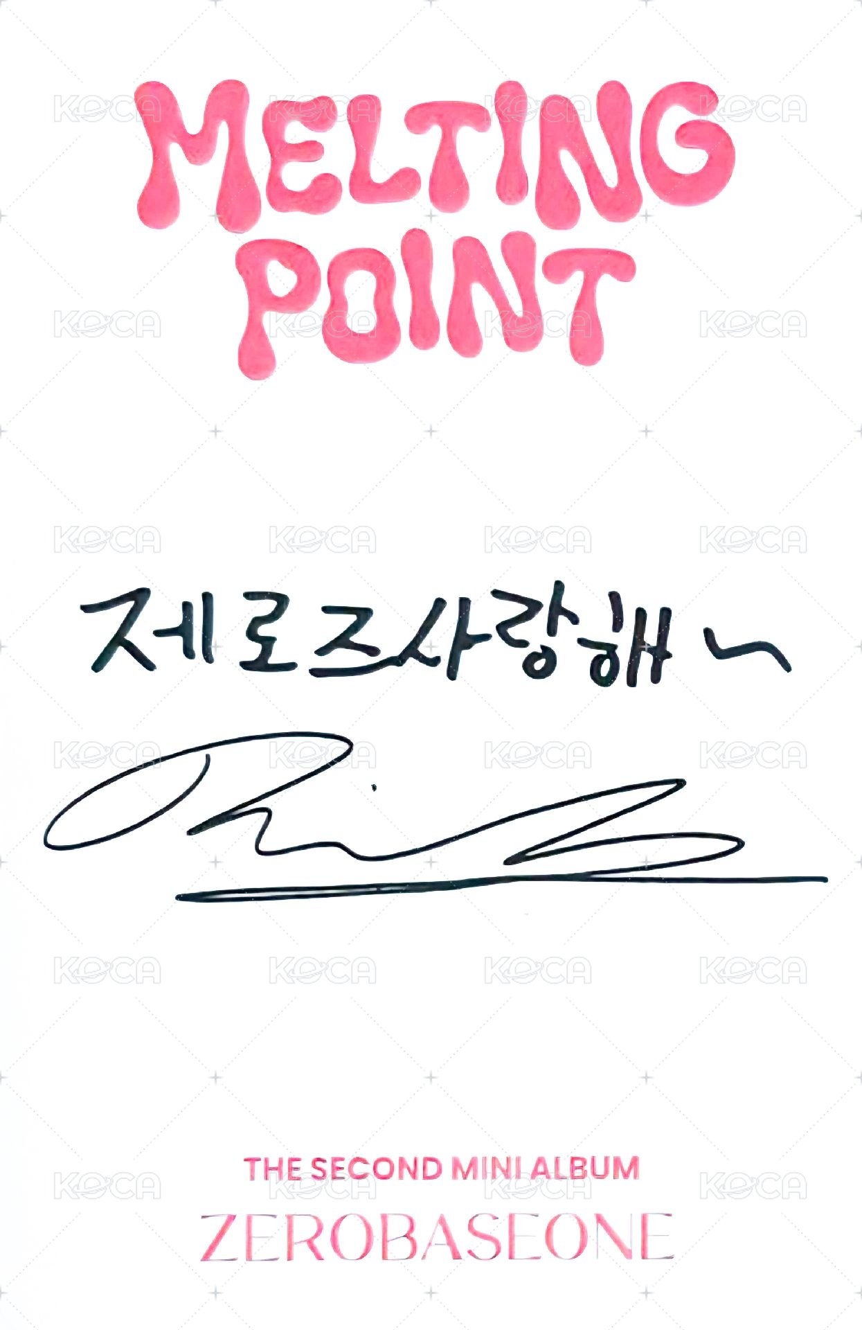 迷二 專輯卡 FAIRYTALE ver. 背面