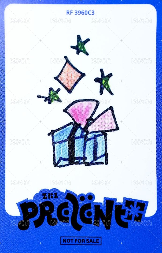 PRESENT  專輯卡 通常盤 ver. 背面