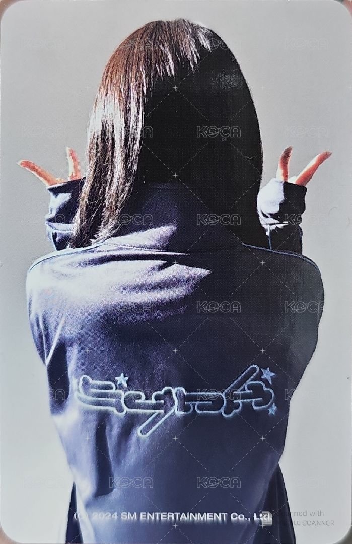 二巡 周邊卡 首爾場週夾克柚 背面