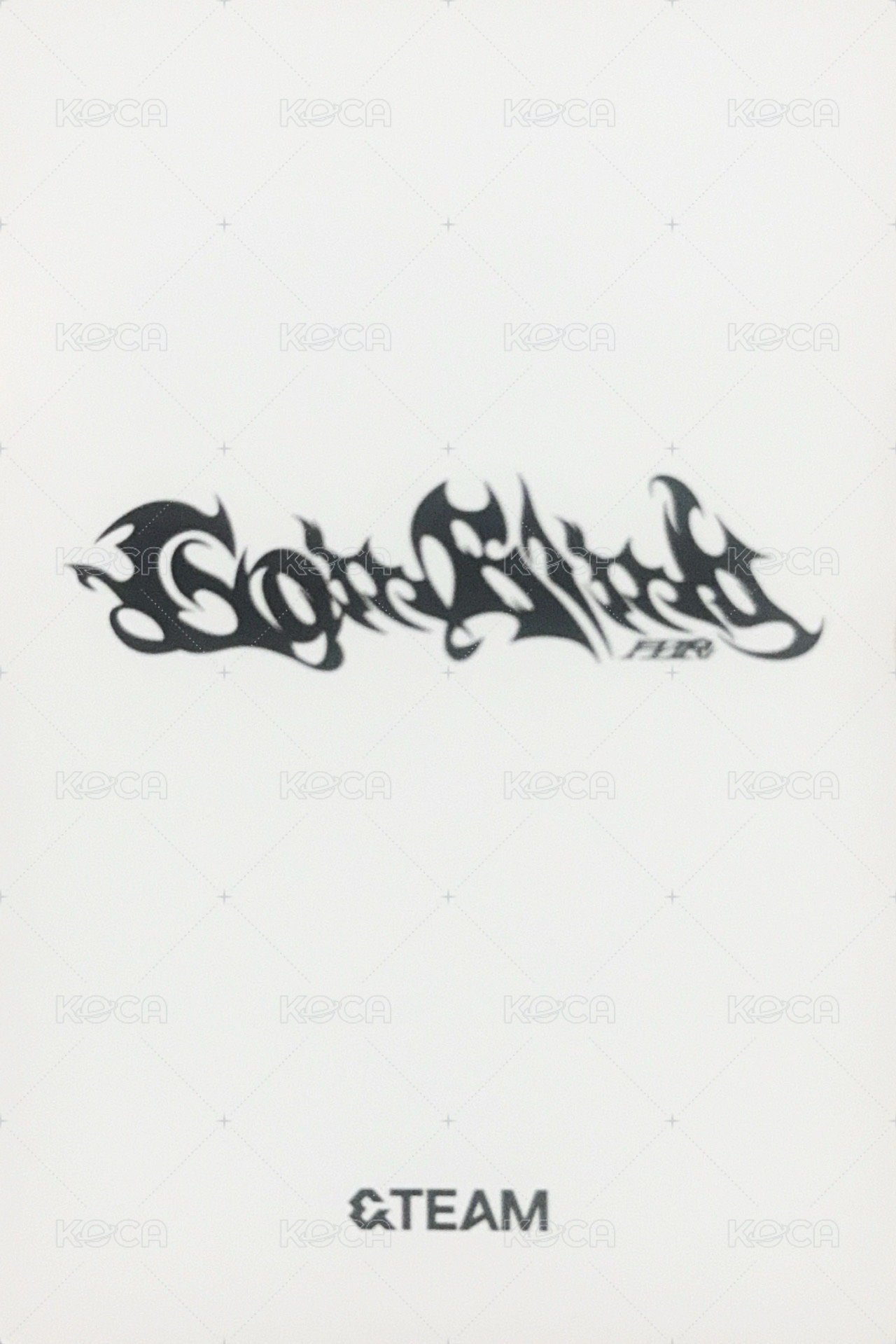 月狼 yzy 1.0 簽售卡  背面