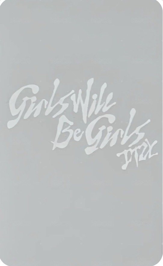 GWBG 快閃店 隨機卡  背面