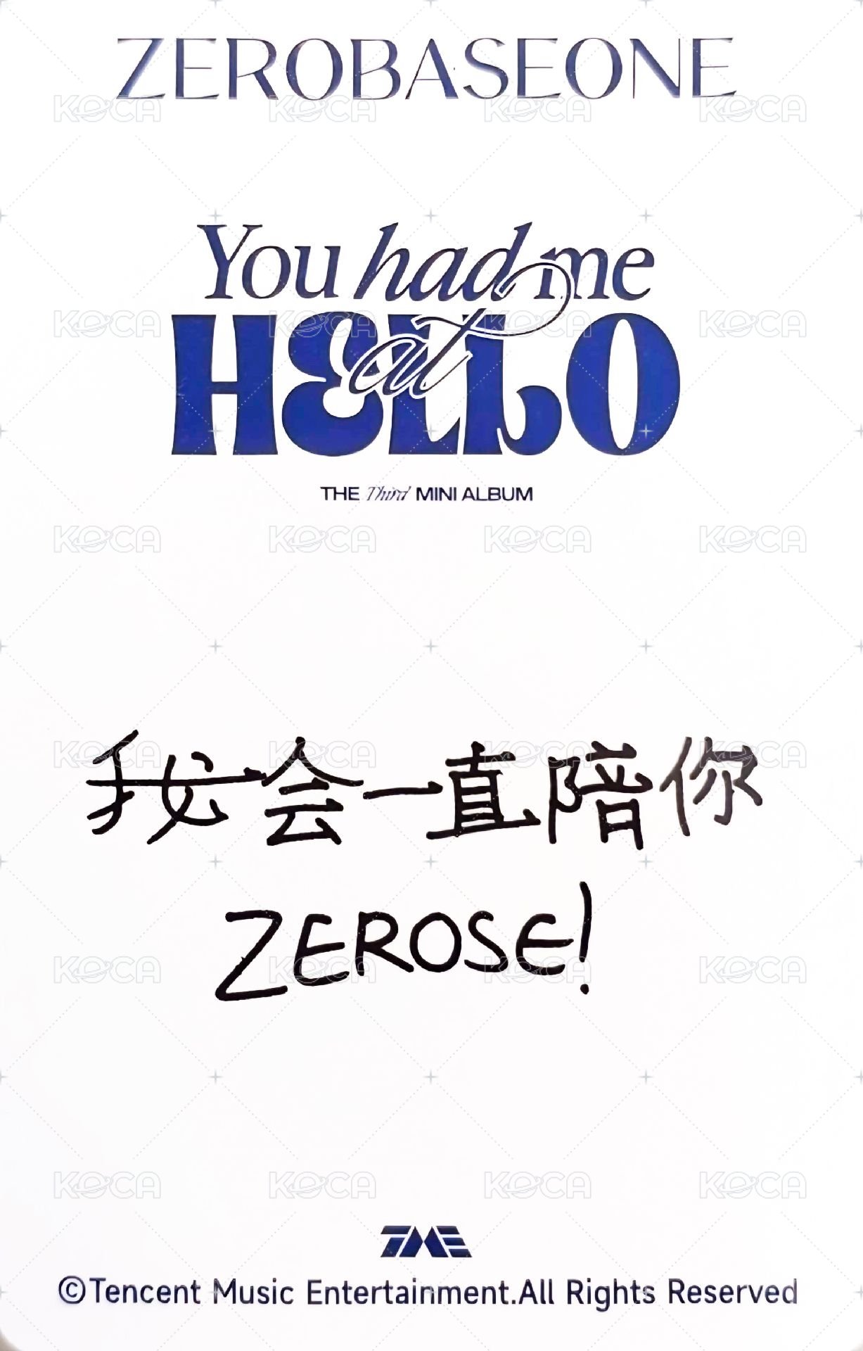 迷三 QQ音樂 星光卡 四星卡 背面