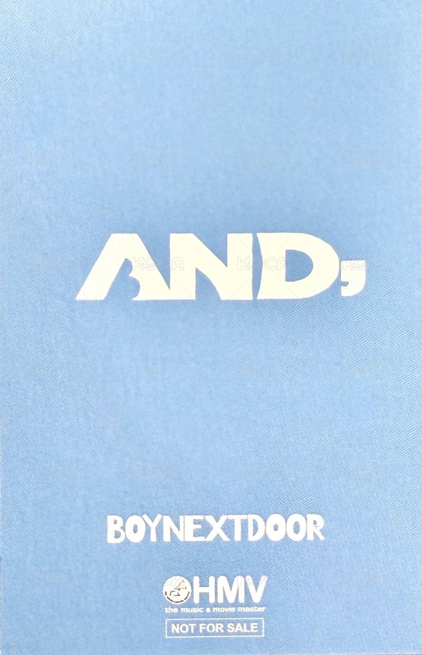 AND, hmv 幸運卡  背面