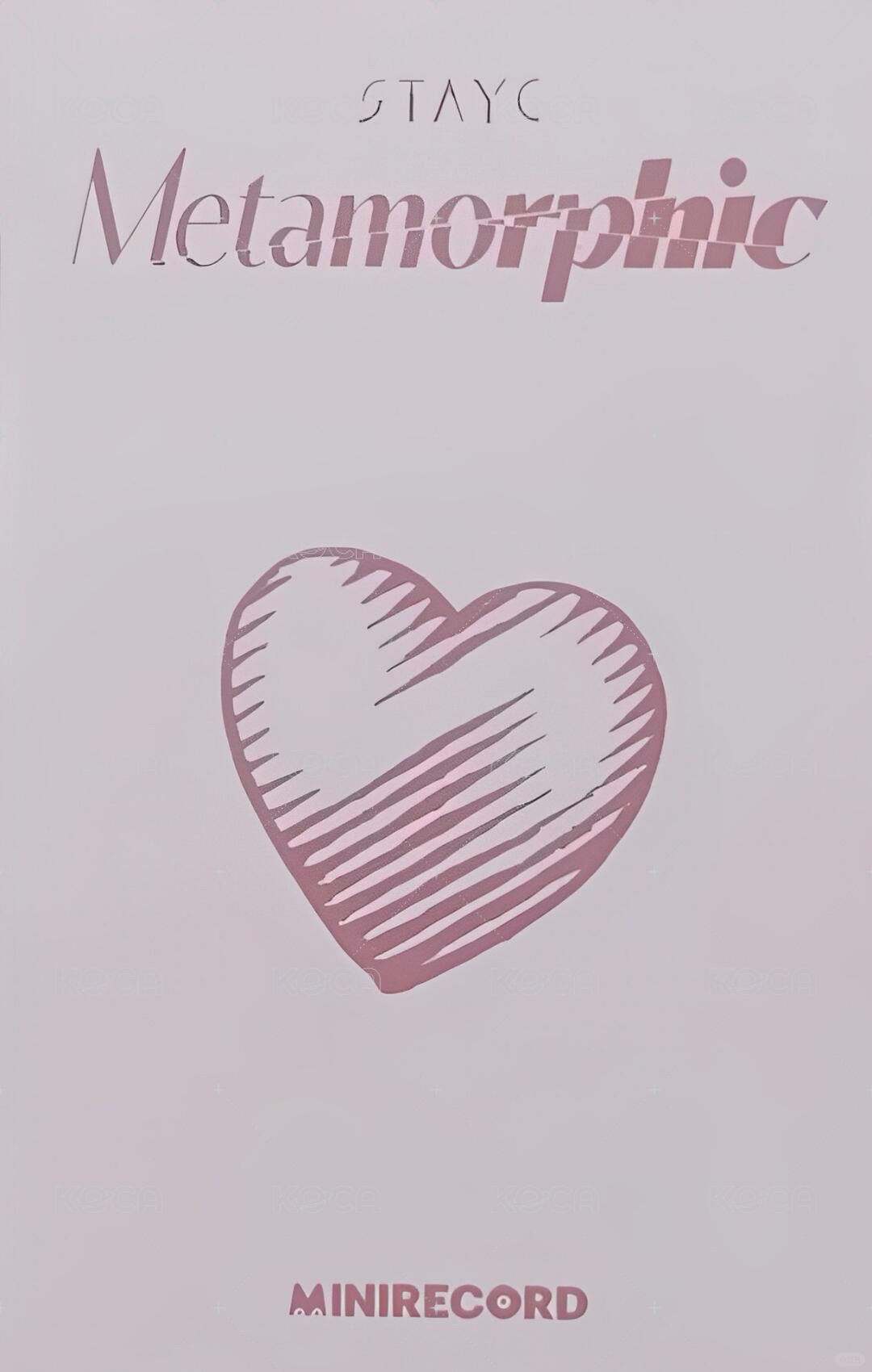 正規一 MINIRECORD 線下 簽售卡  背面