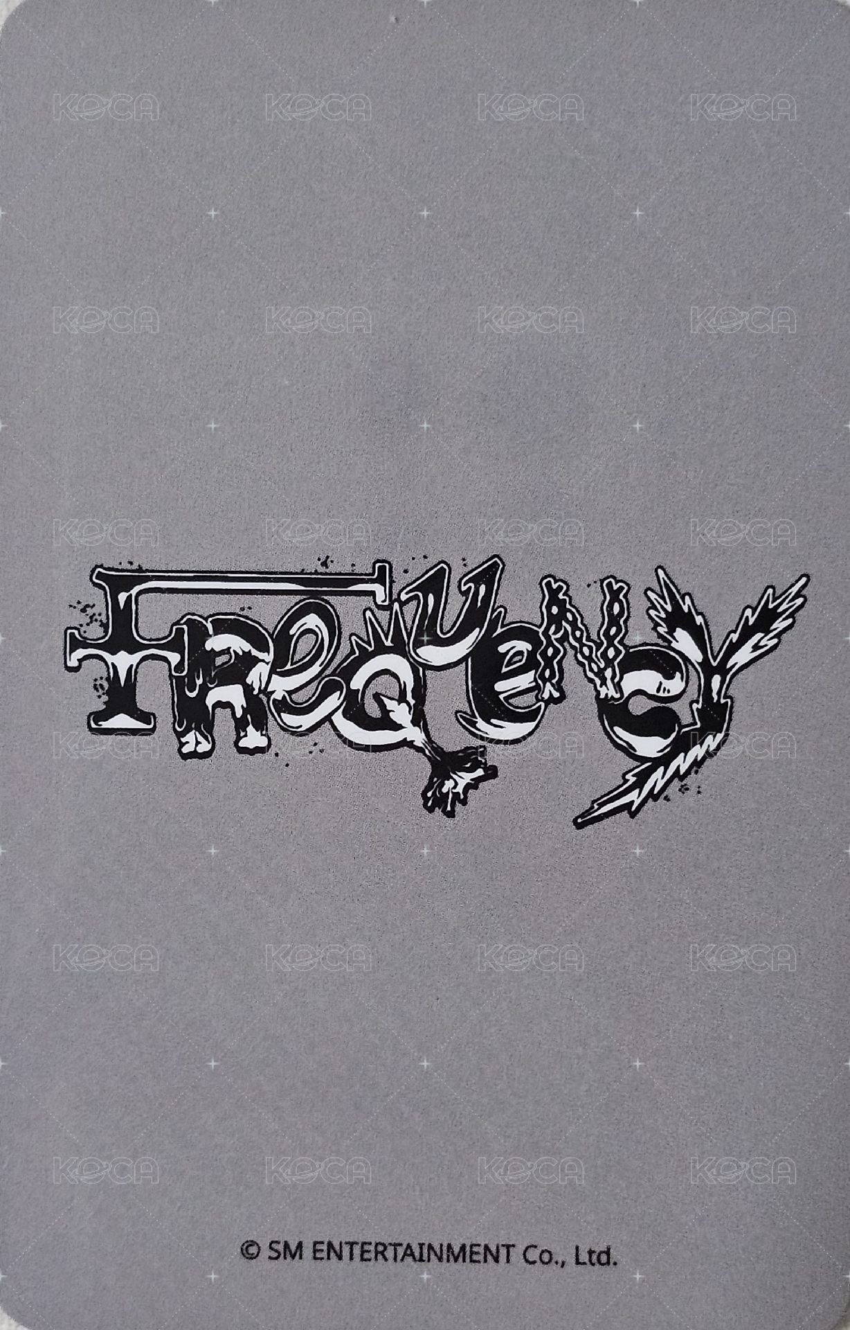 FREQUENCY am 特典卡  背面