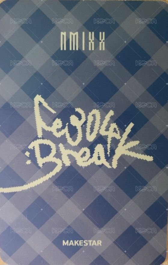 BREAK ms 幸運卡 塗鴉莉 背面