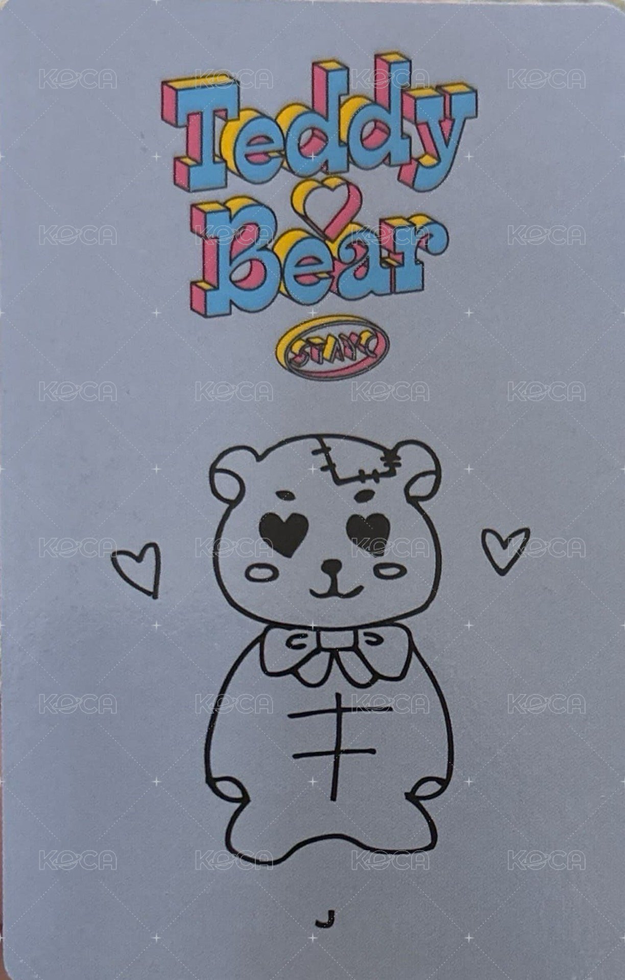 Teddy Bear 專輯卡 (Gift Edition) 背面