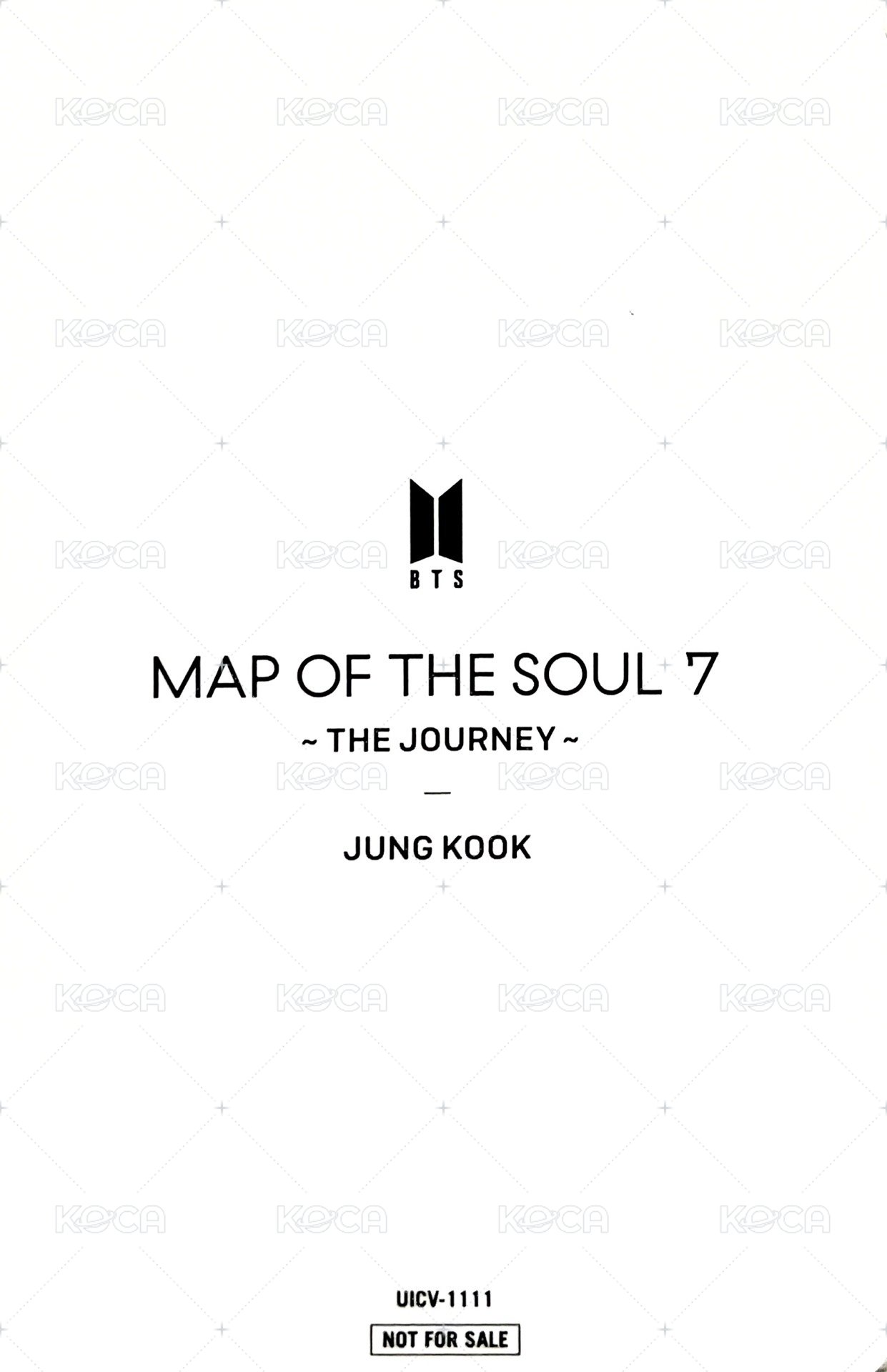 MOTS7日專 專輯卡 通常盤 背面