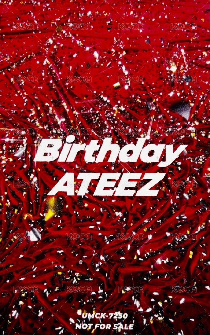 Birthday 專輯卡 初回盤A 背面