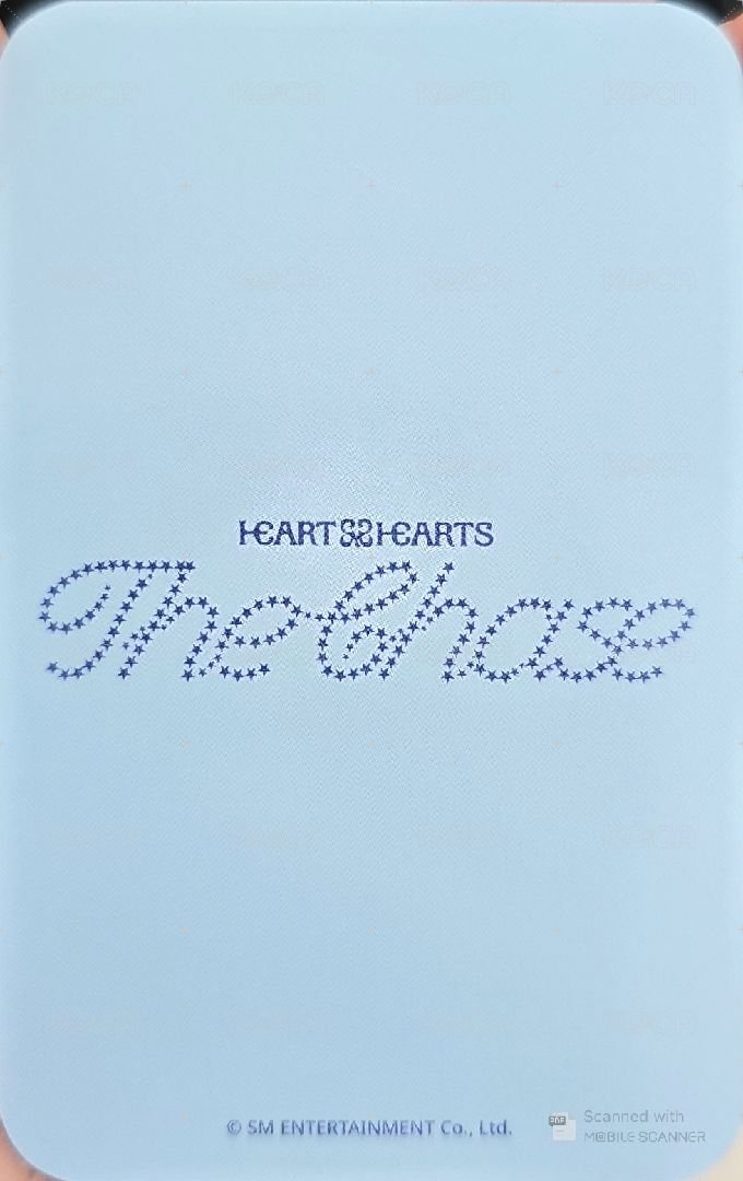 單一 sm 幸運卡  背面