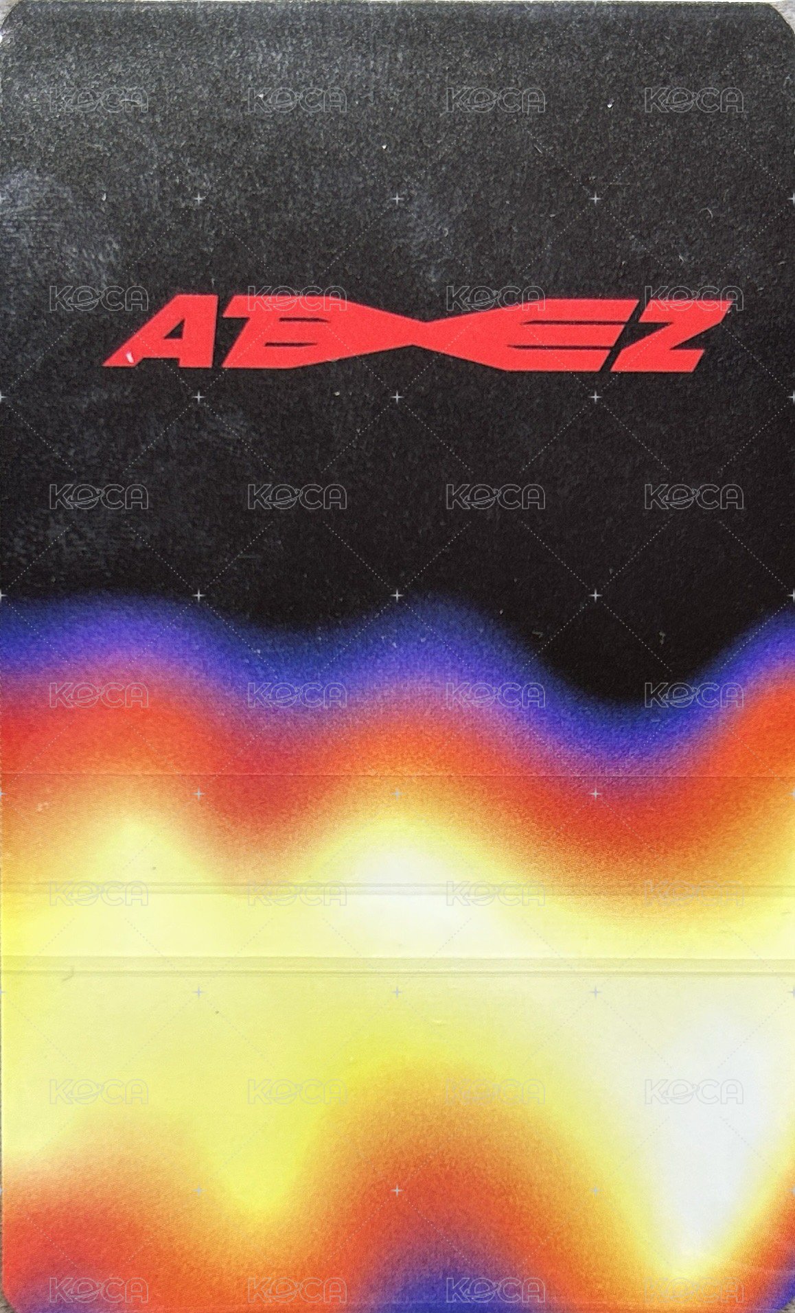 Fever pt.2 打歌卡 第一週 背面