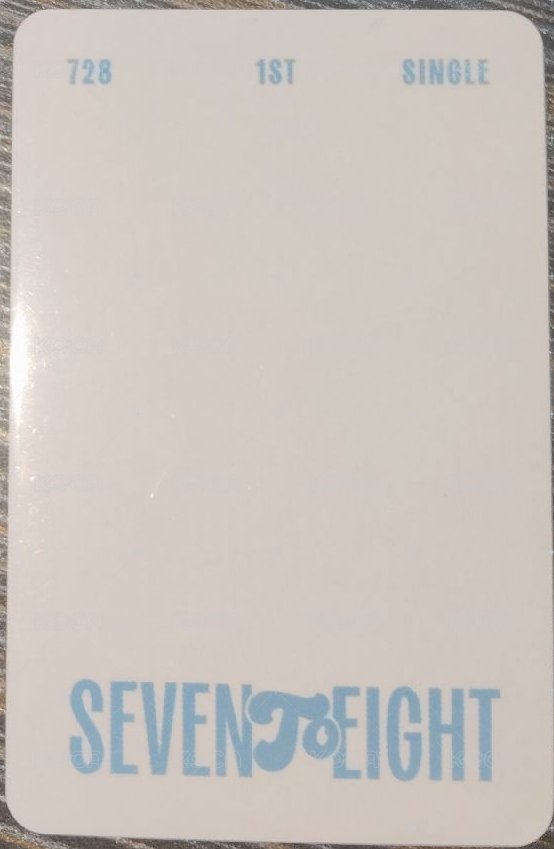 PDSR   PDSR 專輯卡 PDRR 麒文 背面