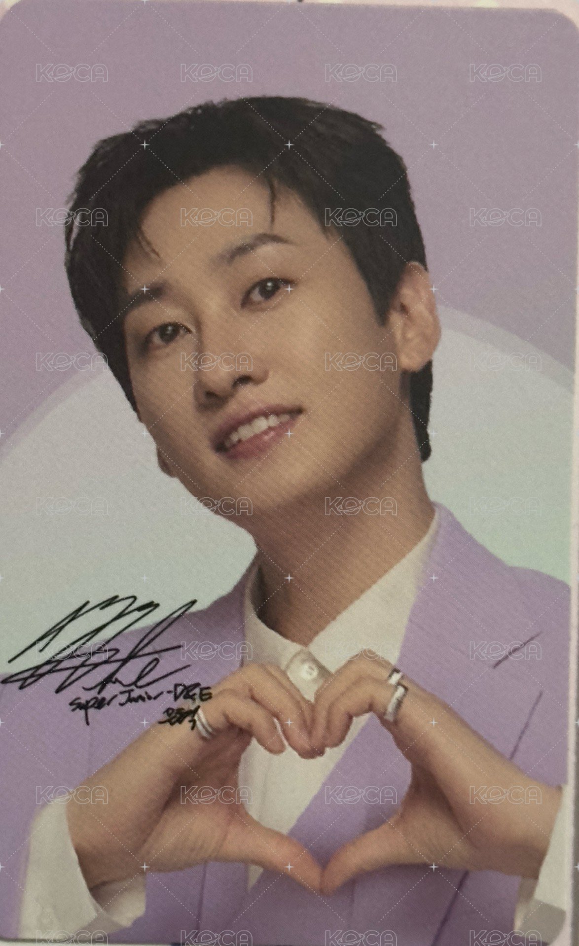 7-ELEVEN【韓流來襲】 代言卡  7-11韓流食品代言卡銀赫 正面