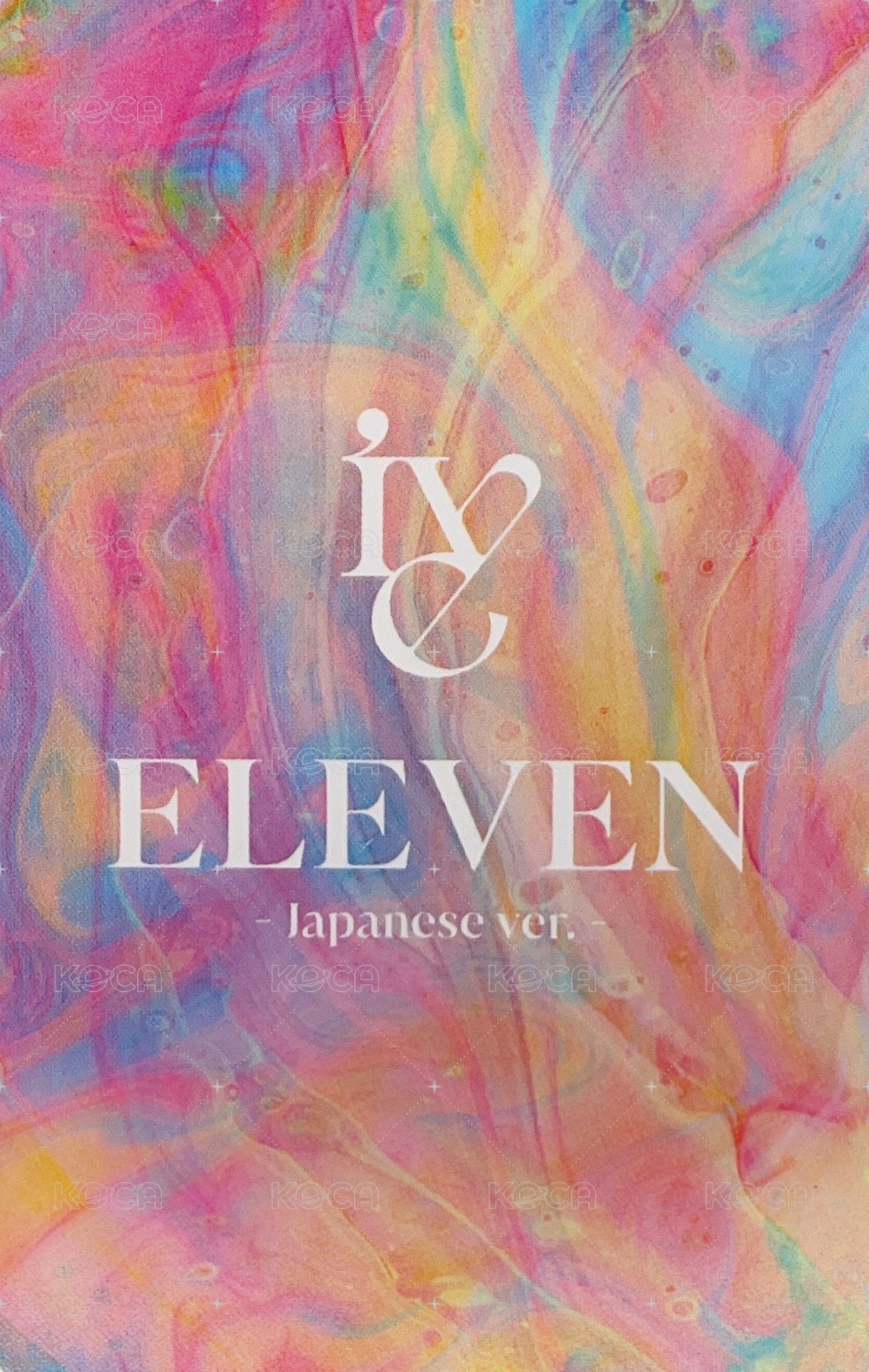 ELEVEN JP sw 特典卡  背面