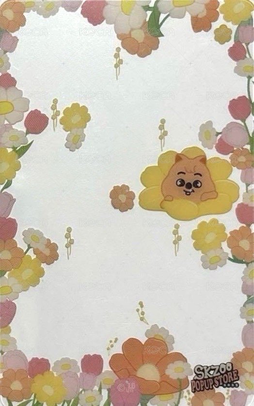 2025 SKZOO快閃店 滿額卡  正面