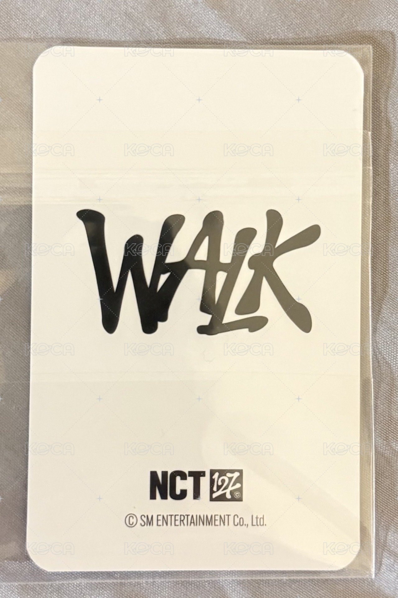 WALK   簽售卡 台北簽售 背面