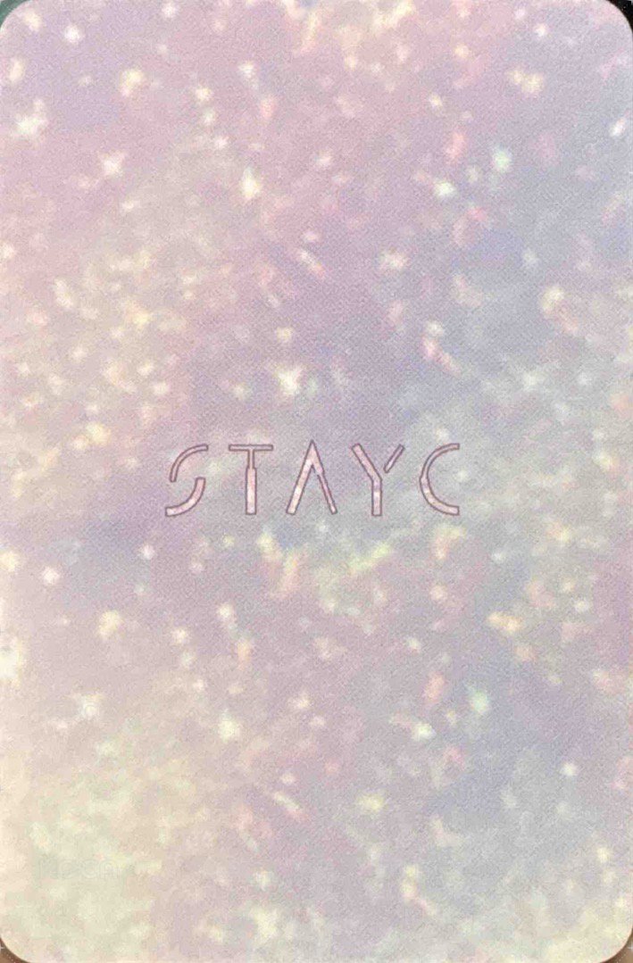 GPT 打歌卡 STAYC GPT  珉勾 雙人卡 背面