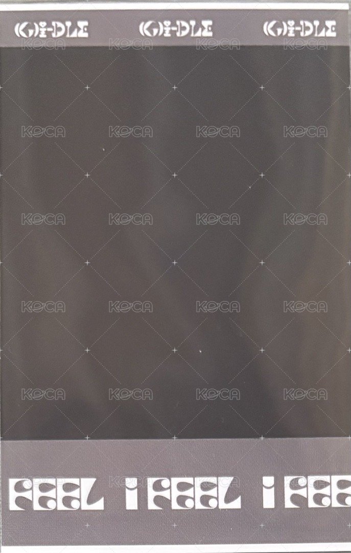 I feel 專輯卡 QUEENver 拍立得-妮 背面