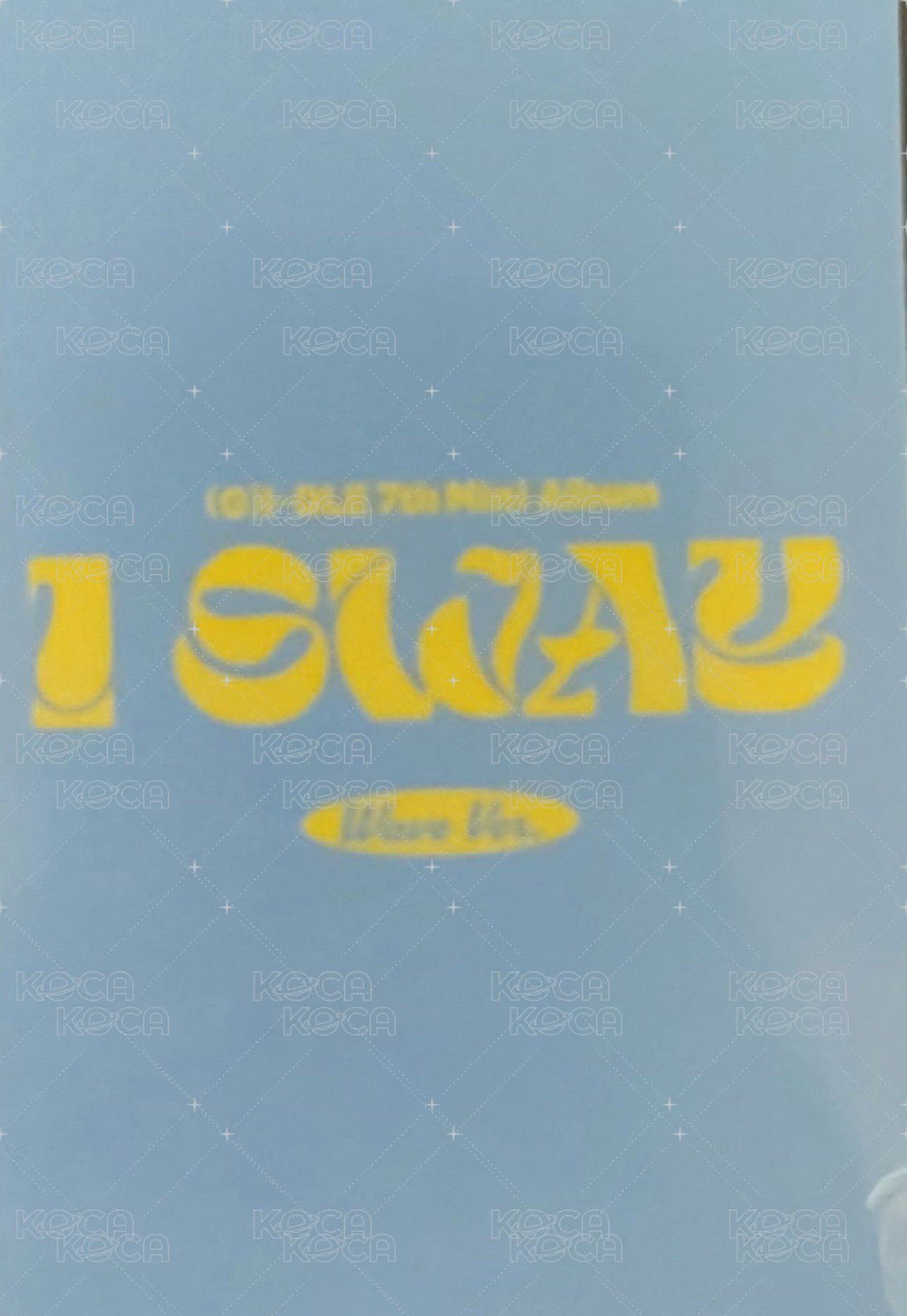 I SWAY 專輯卡 Wave Ver. 背面