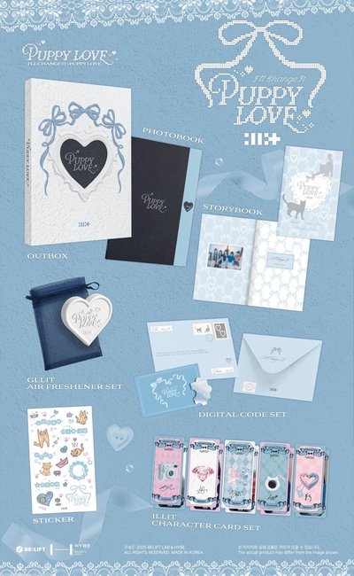 ILLIT PUPPY LOVE未拆寫真 *請務必看商品資訊