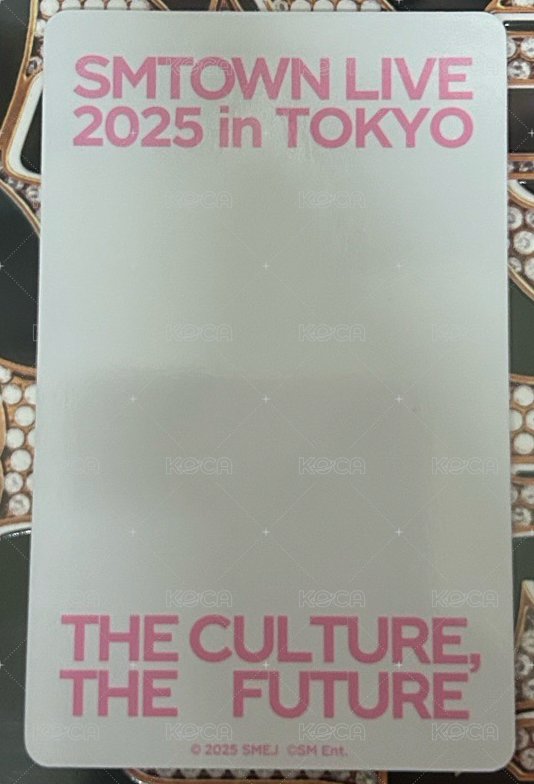 2025smt 滿額卡 東京場限滿額吉 背面