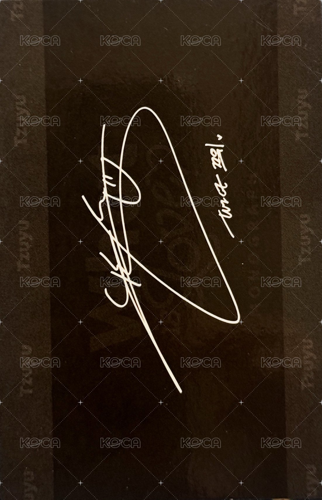 迷五 周邊卡 花絮卡 子瑜 背面