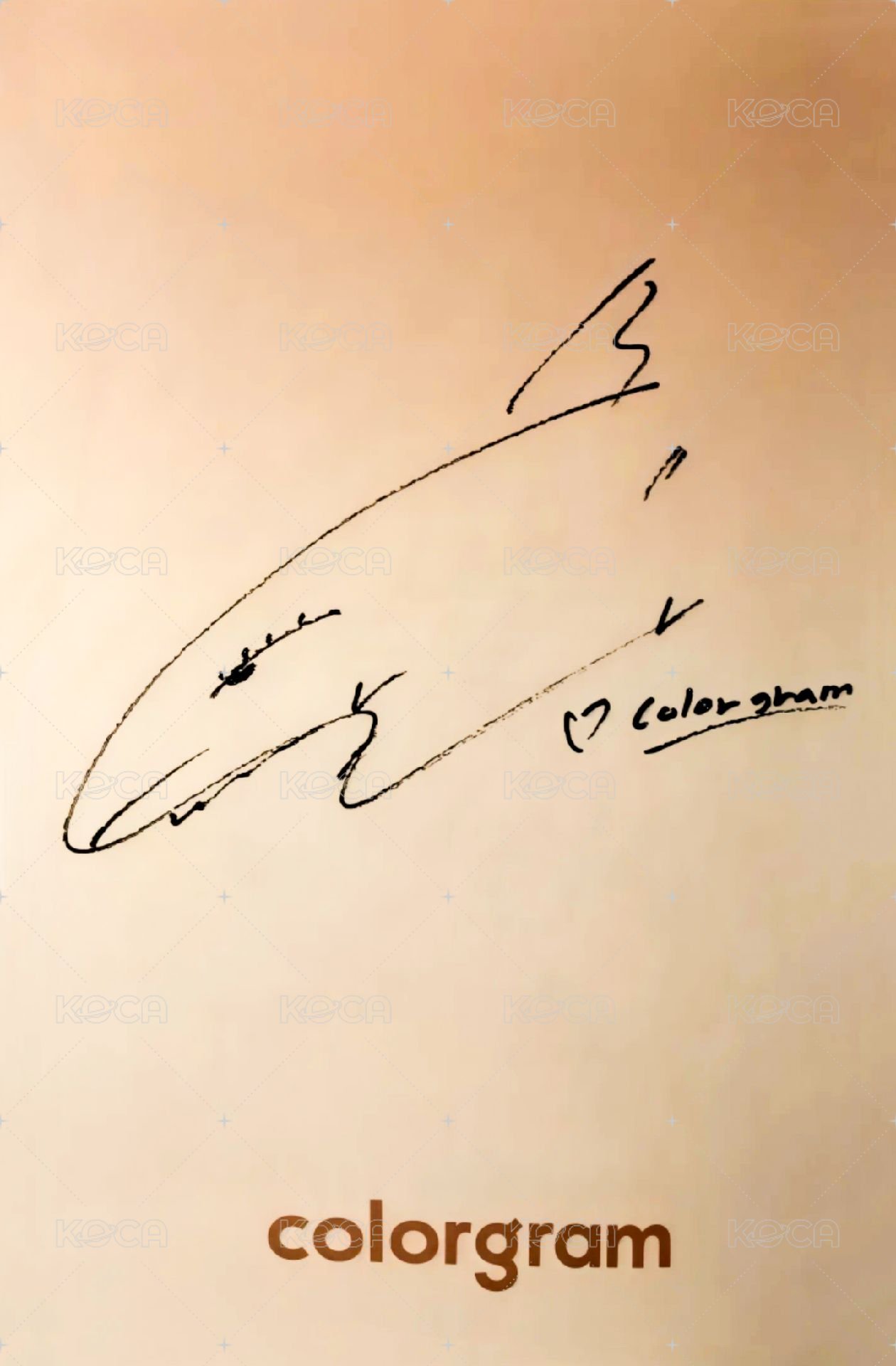COLORGRAM 代言卡 2.0 背面