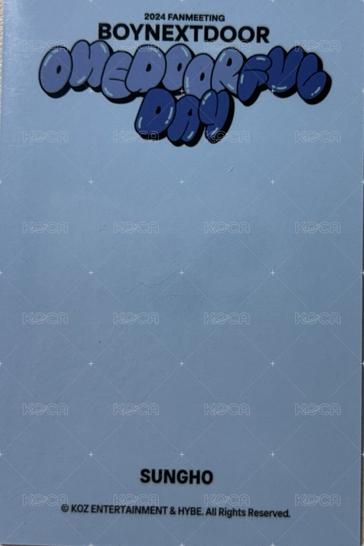 24fm 周邊卡 黑踢衣服卡 背面