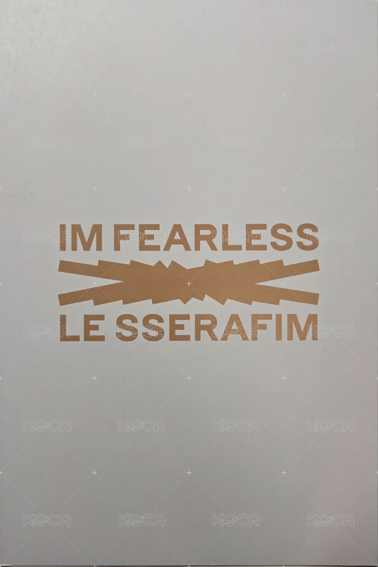 ANTIFRAGILE k4 單封預售 明信片  背面