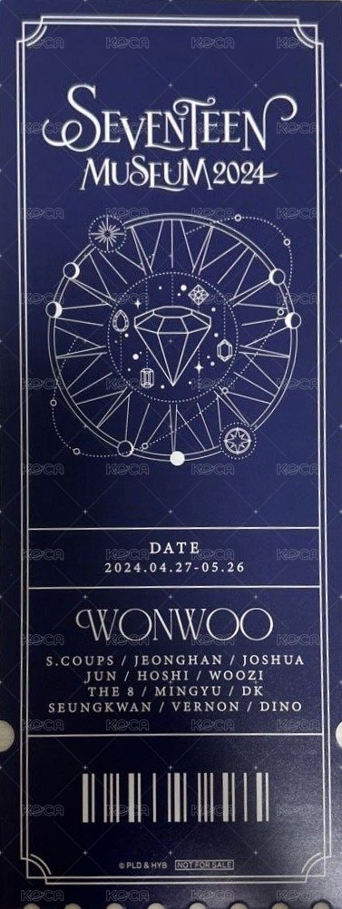 2024博物館 入場卡 / 場限卡 2nd Block  背面