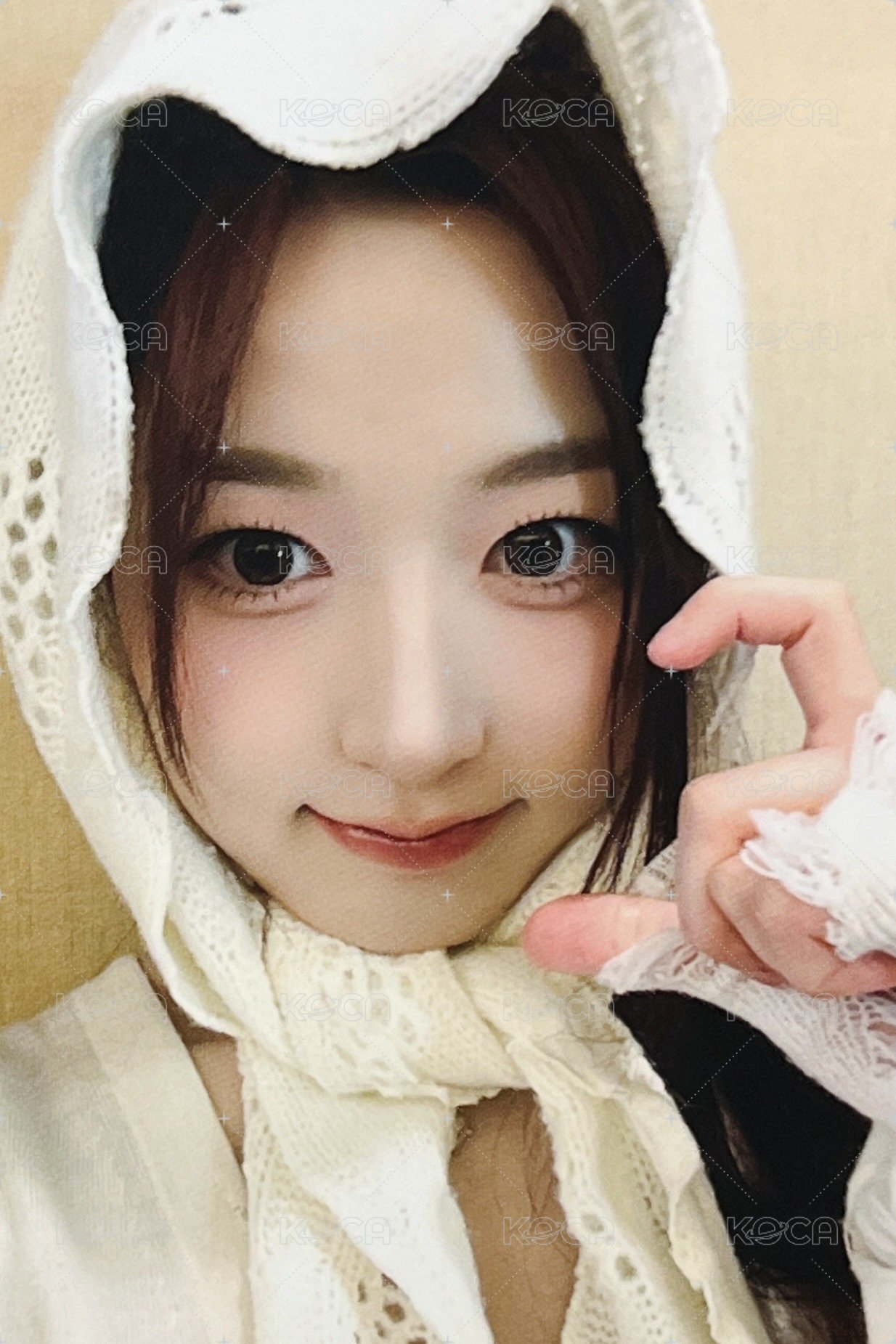 FORWARD ms 15.0 簽售卡 圍巾嫄 正面