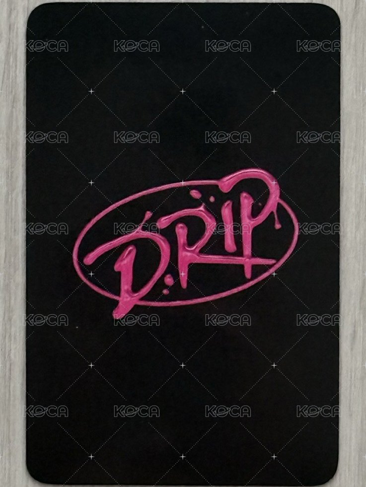 DRIP k4 線下中籤 抽選卡  背面