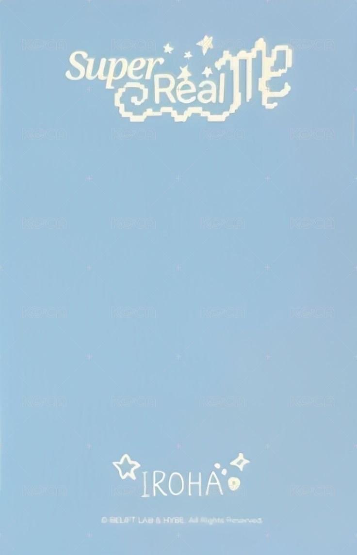 SUPER REAL ME 周邊卡 快閃貼紙卡 背面