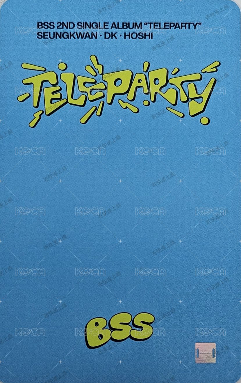 ‘TELEPARTY’ ma 1.0 幸運卡  背面