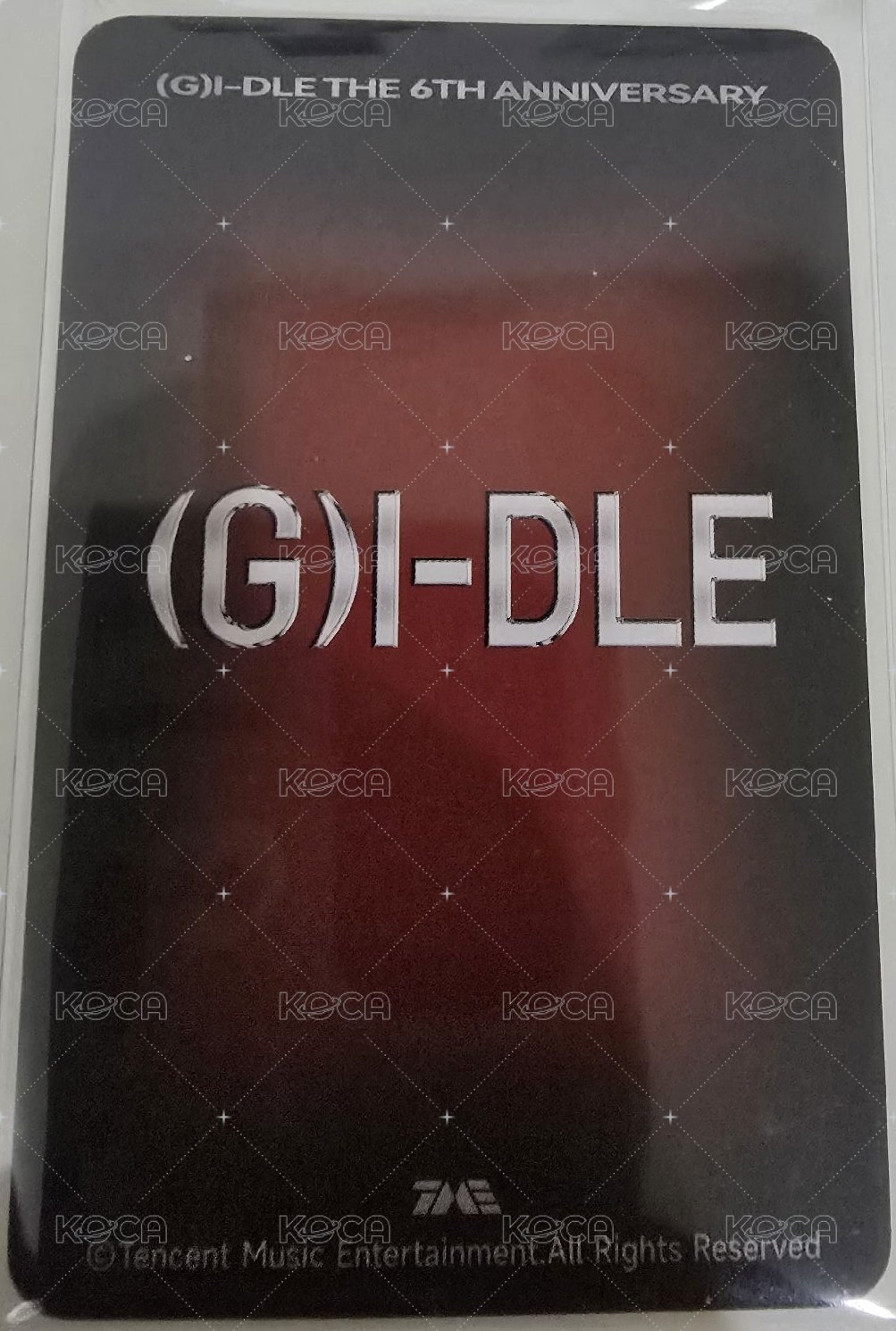 正規二 QQ音樂 星光卡  背面