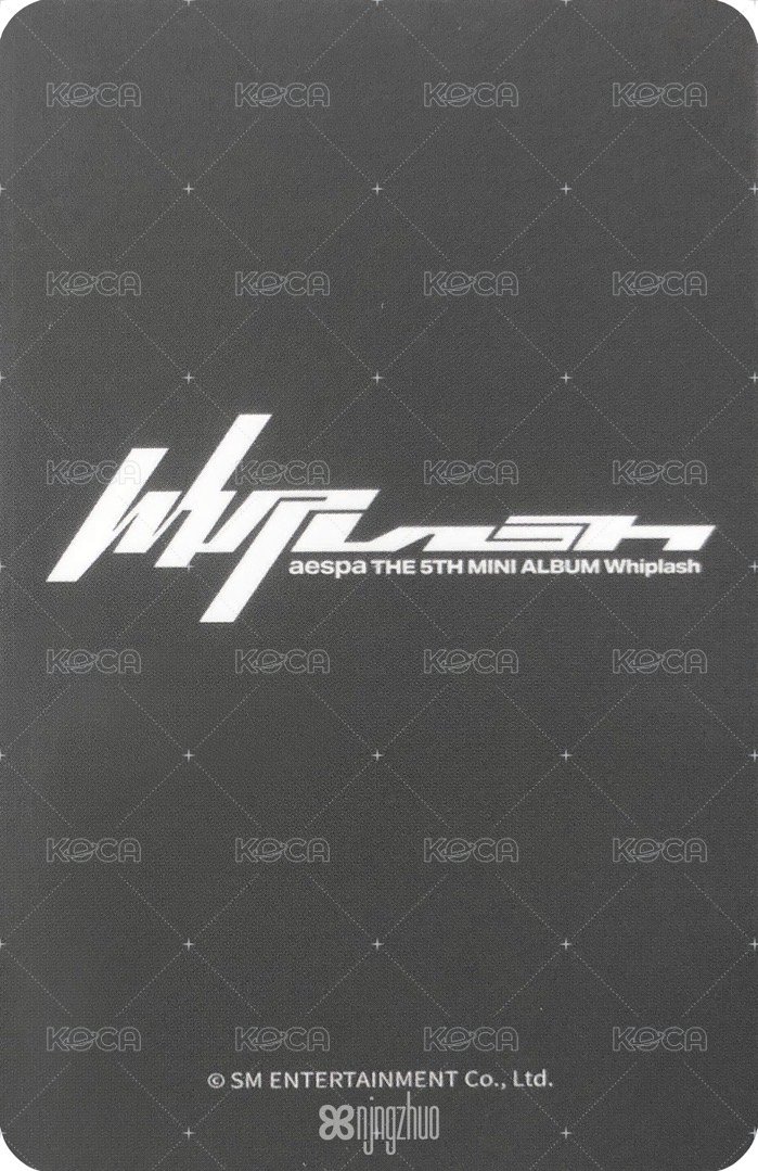 Whiplash ju 簽售卡 jp簽售寧 背面