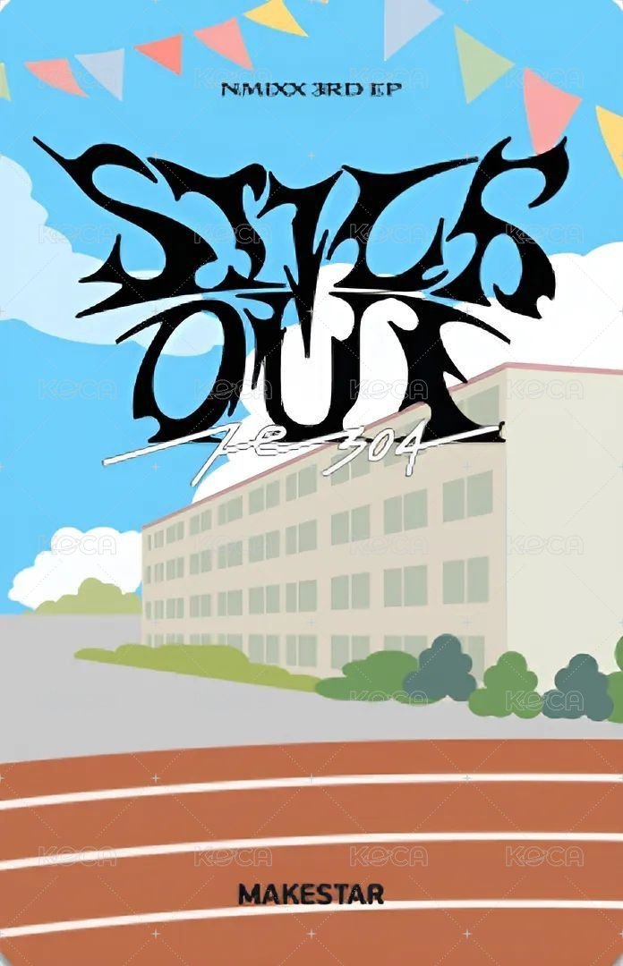 STICK OUT ms 線上 8.0 簽售卡 運動會 背面